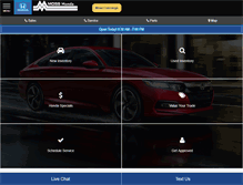 Tablet Screenshot of mosshonda.com